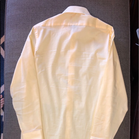 Madison Slim Fit yellow dress shirt - Picture 2 of 3
